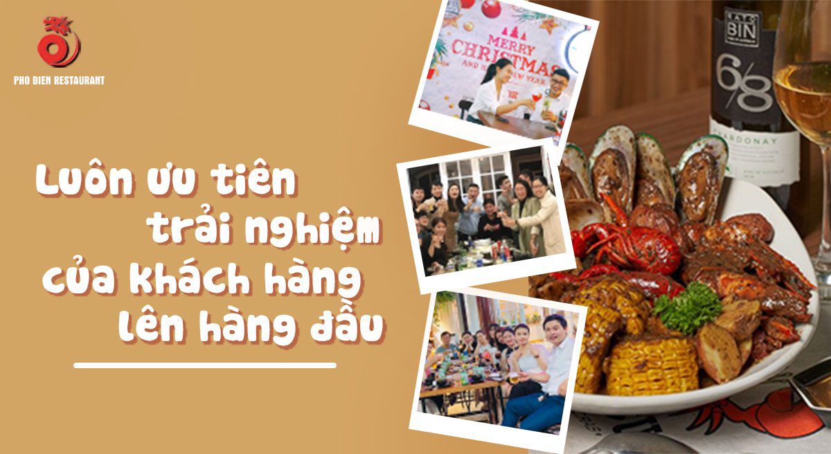 Nhà hàng Phố Biển luôn ưu tiên nâng cao trải nghiệm khách hàng - Là một nhà hàng ngon, rẻ tại Đà Nẵng 